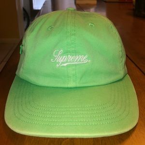 Supreme side pocket script logo 6 panel